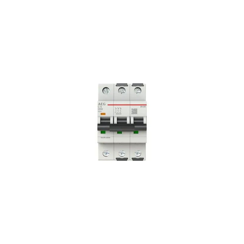 AEG Sicherungsautomat EN253C06 C 25kA 6A 3P