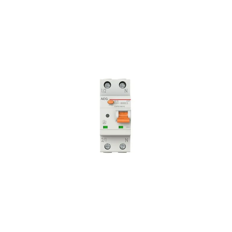 AEG AFDD-Anbaumodul AEF61NB16 m.Sicherungsautomat 16A B1P+N