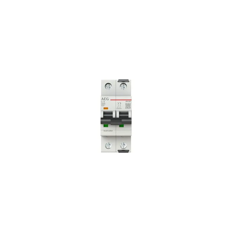 AEG Sicherungsautomat EN252C06 C 25kA 6A 2P