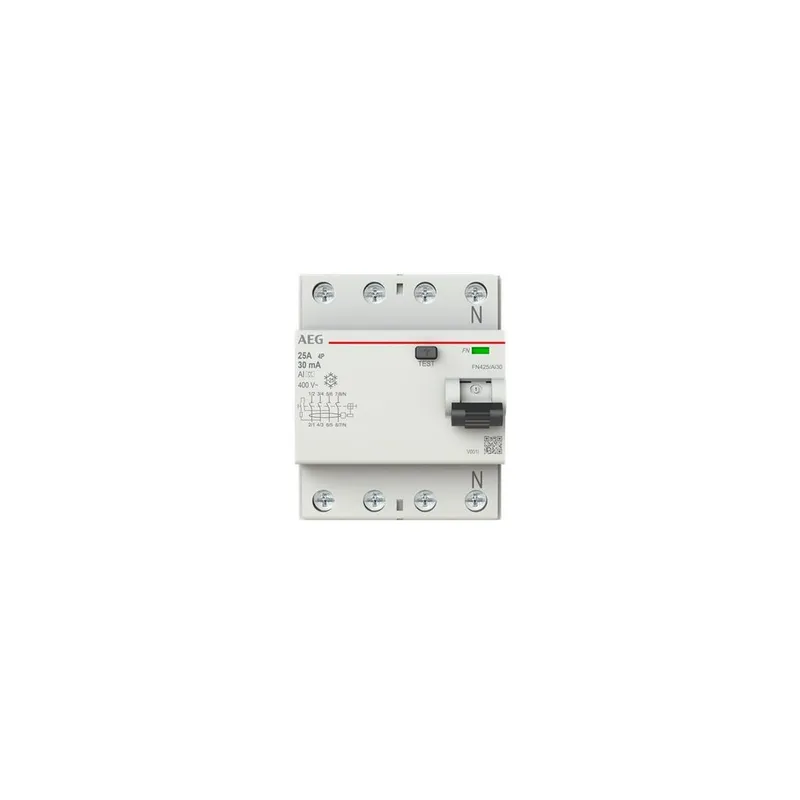 AEG FI-Schutzschalter FN425/AI30 4P Typ AI 25A 30mA