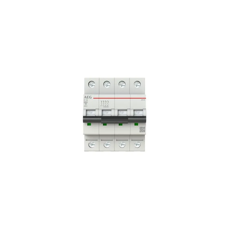 AEG Leitungsschutzschalter Elfaplus 6kA C-6A 4P