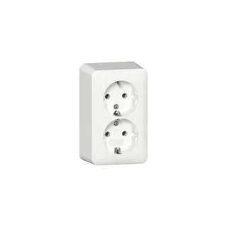 Gira Steckdose SCHUKO 478014 2f AP RW