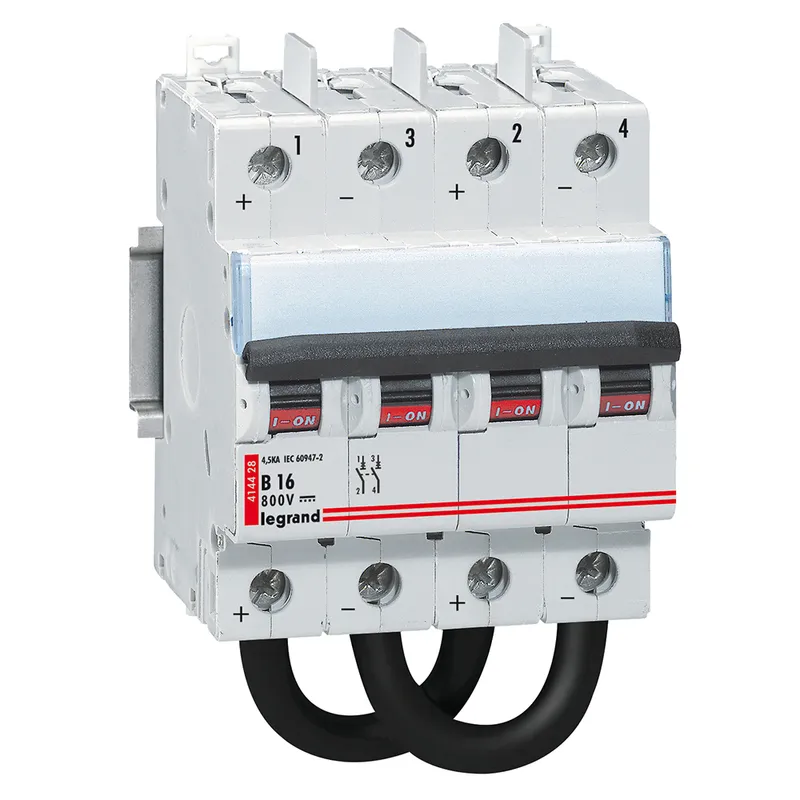 Legrand Leitungsschutzschalter DX3 800V DC 16A 2-pol.4 Module