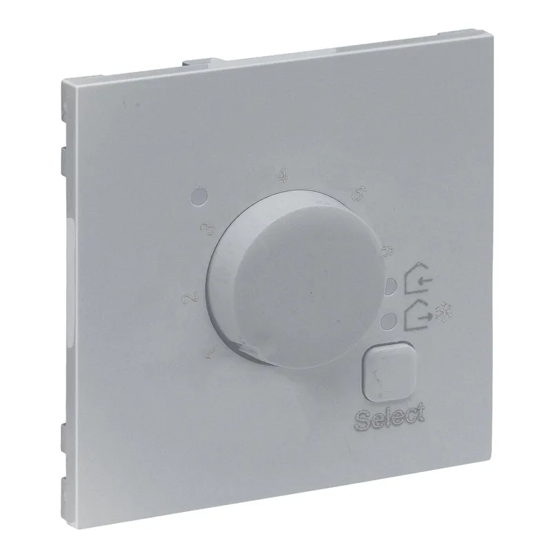 Legrand Abdeckung SEANO f.elektr.Raumthermostat alu