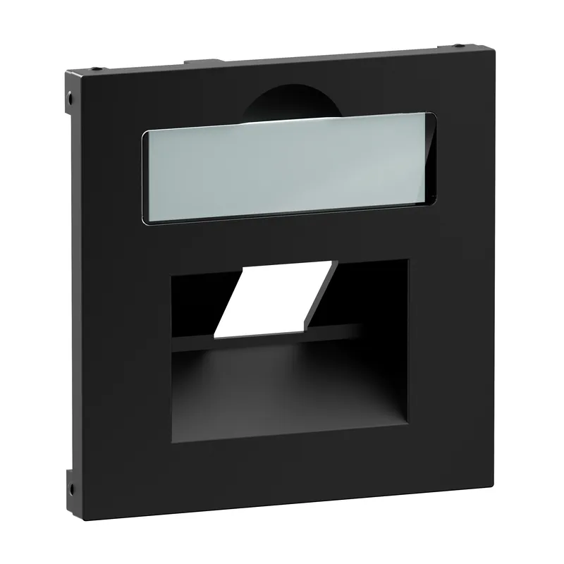Legrand Abdeckung SEANO 1x RJ45 f.Datendosen sw