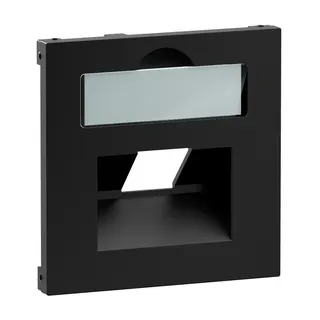 Legrand Abdeckung SEANO 1x RJ45 f.Datendosen sw
