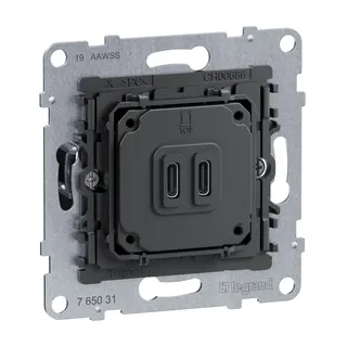 Legrand Einsatz SEANO 2-f.USB-LadeSDO Typ C+C 30 W