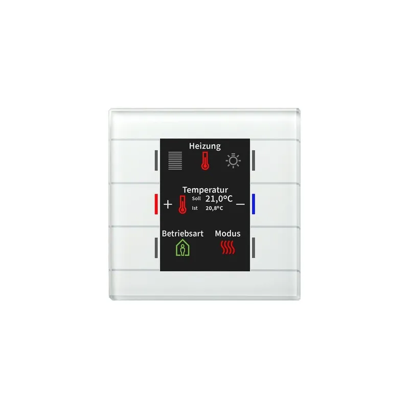 MDT Glastaster II Smart Farbdisplay Temperatursensor weiß