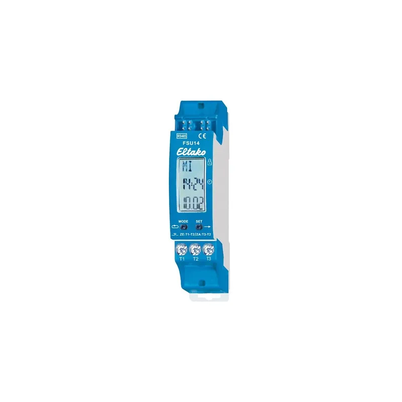 Eltako RS485-Bus-Schaltuhr FSU14 mit Display 8 Kanal