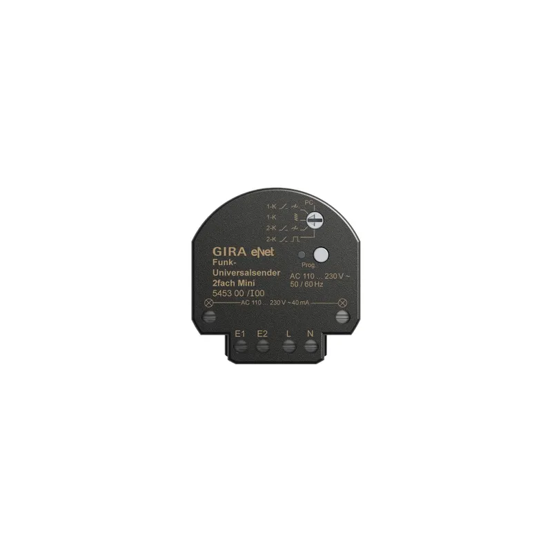 GIRA Funk-Universalsender 545300 eNet Mini 2fach
