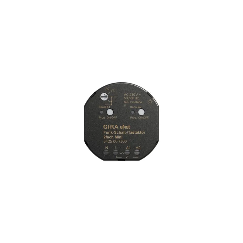 GIRA Funk-Schalt-/Tastaktor 542500 eNet Mini 2fach