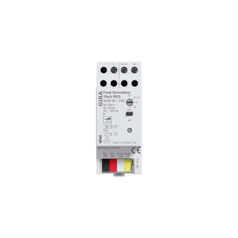 GIRA Funk-Dimmaktor 543000 REG 1fach eNet