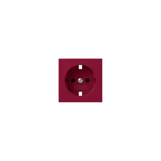 GIRA Abdeckung 4984108 SCHUKO-Steckd. SH System 55 Rot