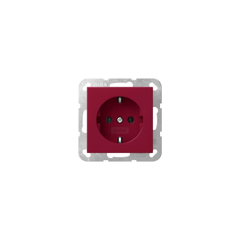 GIRA Steckdose SCHUKO 4455108 System 55 Rot