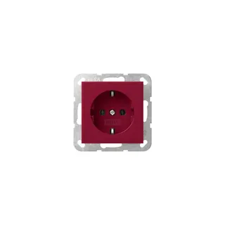 GIRA Steckdose SCHUKO 4455108 System 55 Rot