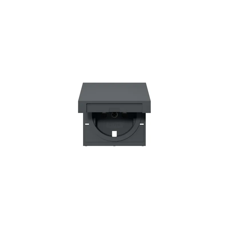 GIRA Abdeckung 494228 SCHUKO-SDO KD+SH Sys55 anthr