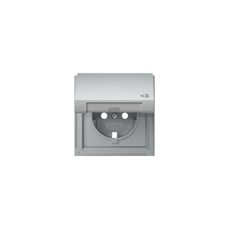 GIRA Abdeckung 492265 SCHUKO-SDO KD Gira TX44 F alu