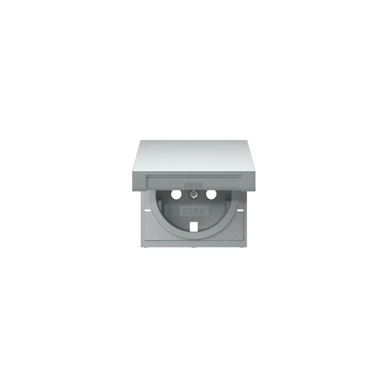 GIRA Abdeckung 492226 SCHUKO-SDO KD Sys55 F alu