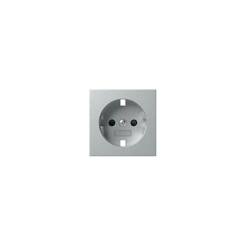 GIRA Abdeckung 492126 SCHUKO-SDO SH Sys55 F alu