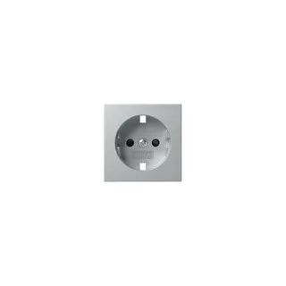 GIRA Abdeckung 492126 SCHUKO-SDO SH Sys55 F alu