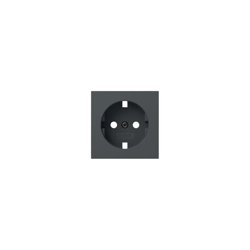GIRA Abdeckung 492028 SCHUKO-SDO Sys55 anthr