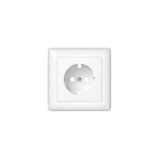 GIRA Abdeckung 492903 SCHUKO-SDO Vollpl.Sys55 rws