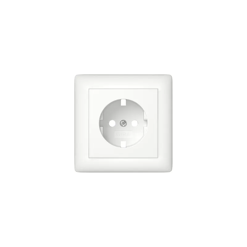 GIRA Abdeckung 492904 SCHUKO-SDO Vollpl.Sys55 rws m