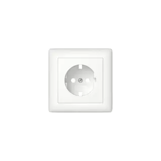 GIRA Abdeckung 492904 SCHUKO-SDO Vollpl.Sys55 rws m