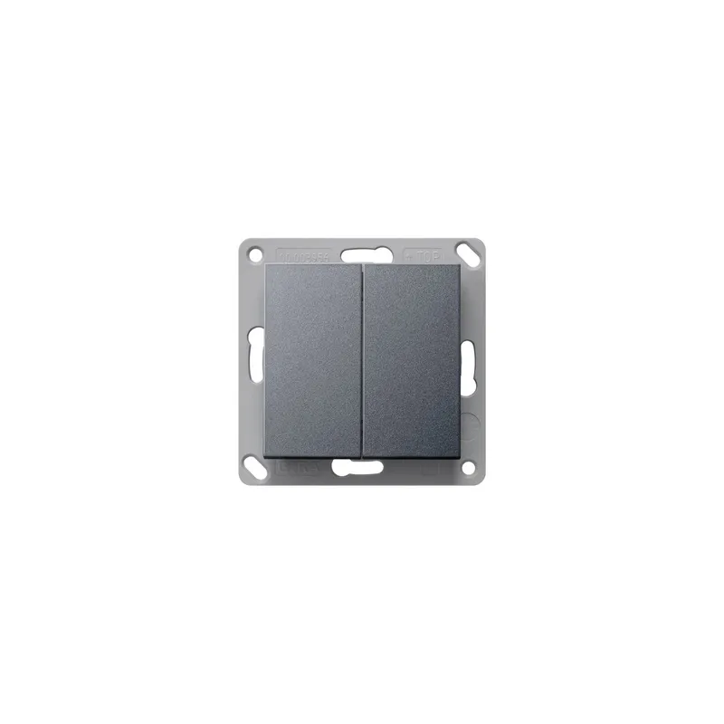 GIRA RF-Wandsender 517828 2f KNX Sys55 anthr