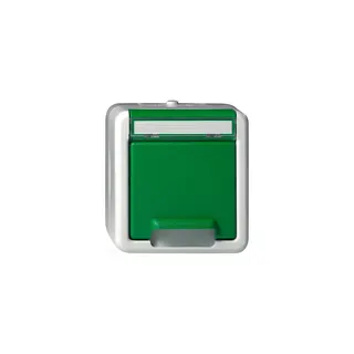 GIRA Steckdose SCHUKO 4440307 KD+BSF WG AP gr