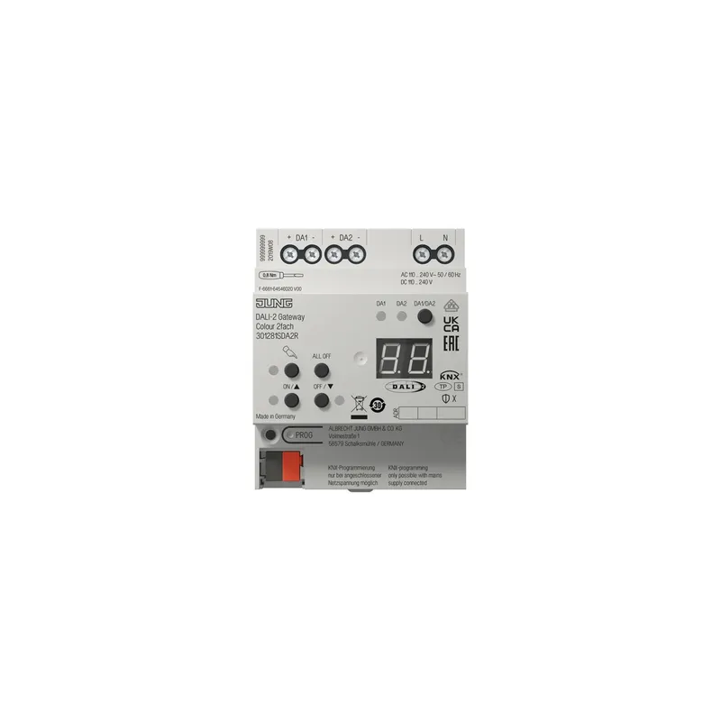 Jung DALI-Gateway 301281SDA2R KNX Colour 2fach