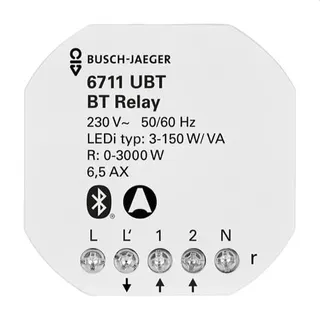 Busch-Jaeger Relais 6711 UBT BT 1-f.