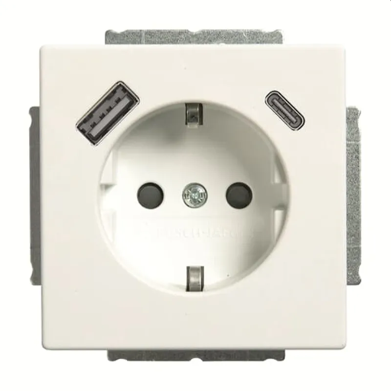 Busch-Jaeger SCHUKO-Steckdose 20 EUCB2USBAC-44M USB-A+C Safety+