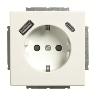 Busch-Jaeger SCHUKO-Steckdose 20 EUCB2USBAC-44M USB-A+C Safety+