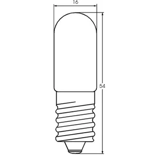 Barthelme Röhrenlampe RL 16x54mm E14 220-260V 3-5W – Bild 2