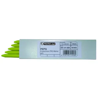 PROTEC.class Ersatzminen PRO Marker gelb PEPG mit 5 Minen 05101528