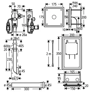 Grohe Austauschdruckspüler 42909 ohne Platte chrom