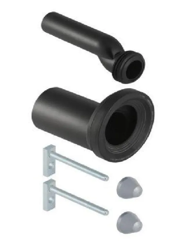 Geberit Anschlussset für Wand-WC PE d90/45 mit Befestigungsmat. etagiert