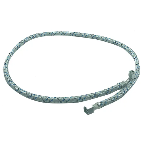 MHG-Silberschlauch blau zu Raketenbrenner RE 1.19 - 1.70 H