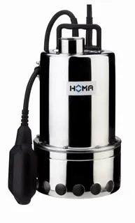 Homa Edelstahl Tauchpumpe CR 360 V WA für Klar- u Schmutzwasser