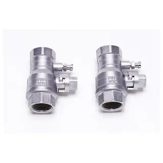 Junkers Service-Paket (2 Wartungshähne R3/4", Durchgangsform)