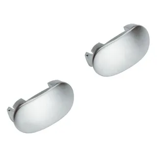 Grohe Abdeckkappe 02490 für Griff, mattchrom (2 Stück)