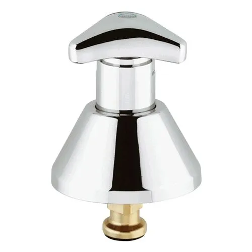 Grohe Oberteil 11309 für UP-Ventile Trecorn Griff Markierung blau 3/4", chrom