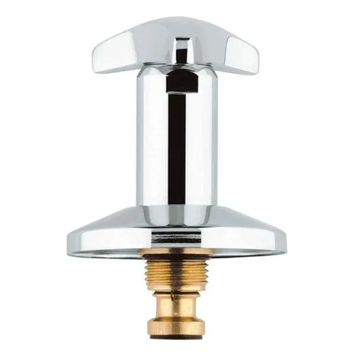 Grohe Oberteil 11501 für UP-Ventile Trecorn Griff Markierung blau 1/2", chrom