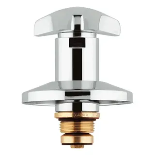 Grohe Oberteil 11504 für UP-Ventile Trecorn Griff Markierung blau 3/4", chrom