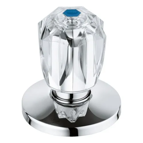 Grohe Oberteil 11541 1/2" f.UP-Vent. Brillant Griff Markierung blau, chrom