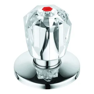 Grohe Oberteil 11545 3/4" f.UP-Vent. Brillant Griff Markierung rot, chrom