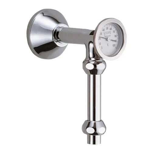 Grohe Abgangsbogen 12440 m.Thermometer m.Quetschverschraubungen 1/2"x3/4", chrom