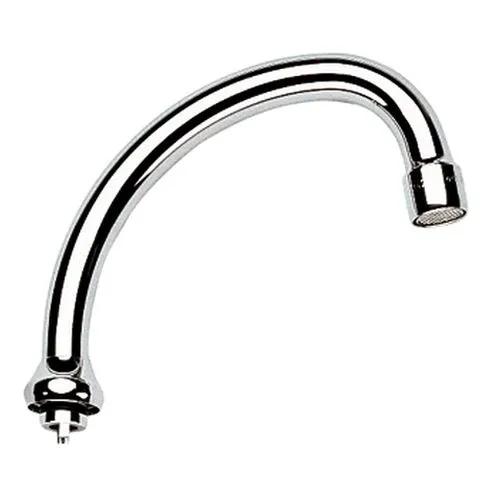 Grohe Rohrauslauf 13076 Ausladung 140mm schwenkbar mit Anschlag, chrom