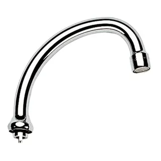 Grohe Rohrauslauf 13076 Ausladung 140mm schwenkbar mit Anschlag, chrom